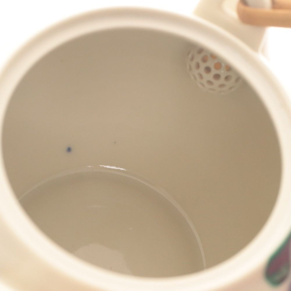 ■ 急須 湯呑み茶碗10客 セット 土瓶 草花 和風 茶器 陶磁 木箱付き
