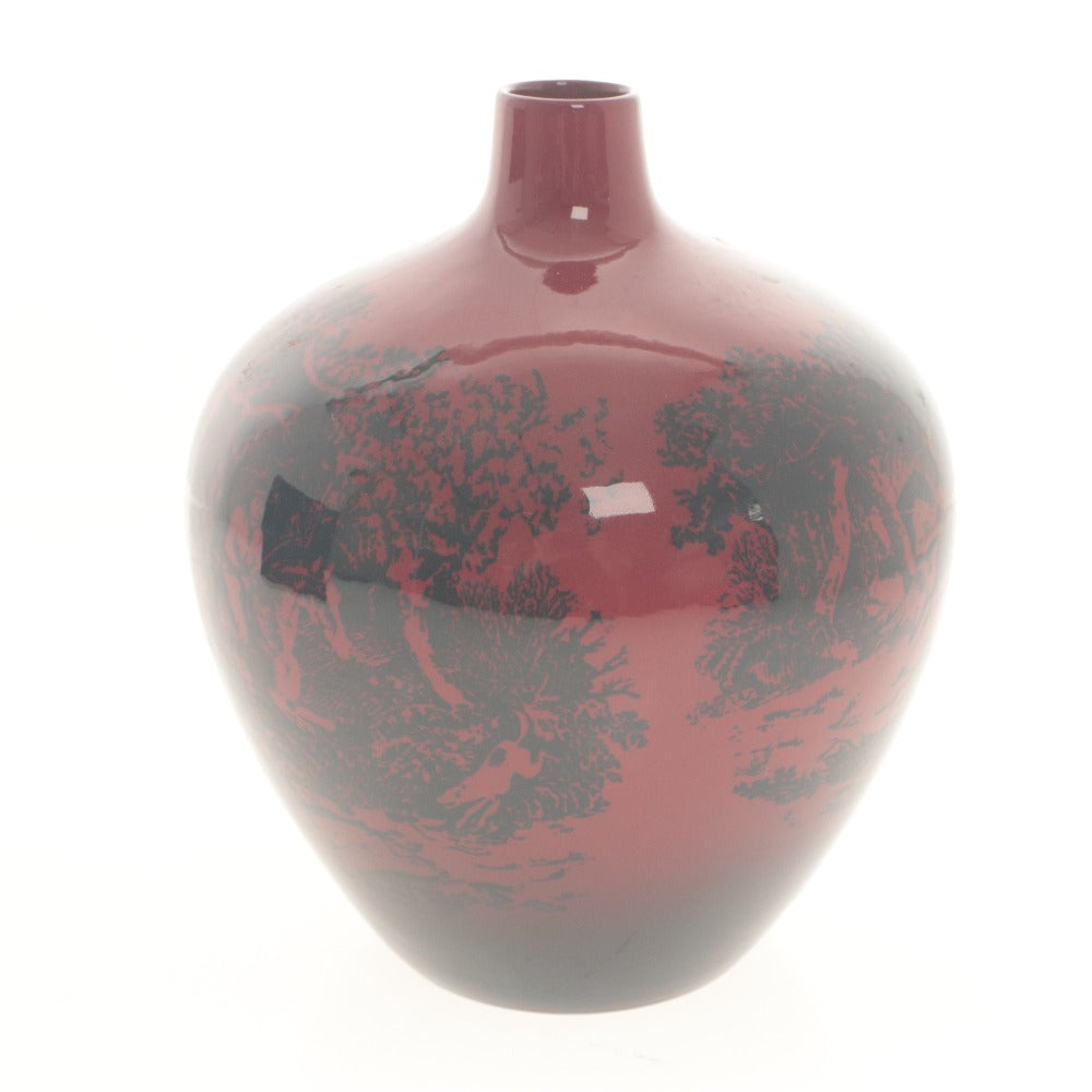 ■ Royal Doulton ロイヤルドルトン Flambé フランベ 花瓶 アンティーク ヴィンテージ 美術工芸品 花入 花生 花器 箱付き
