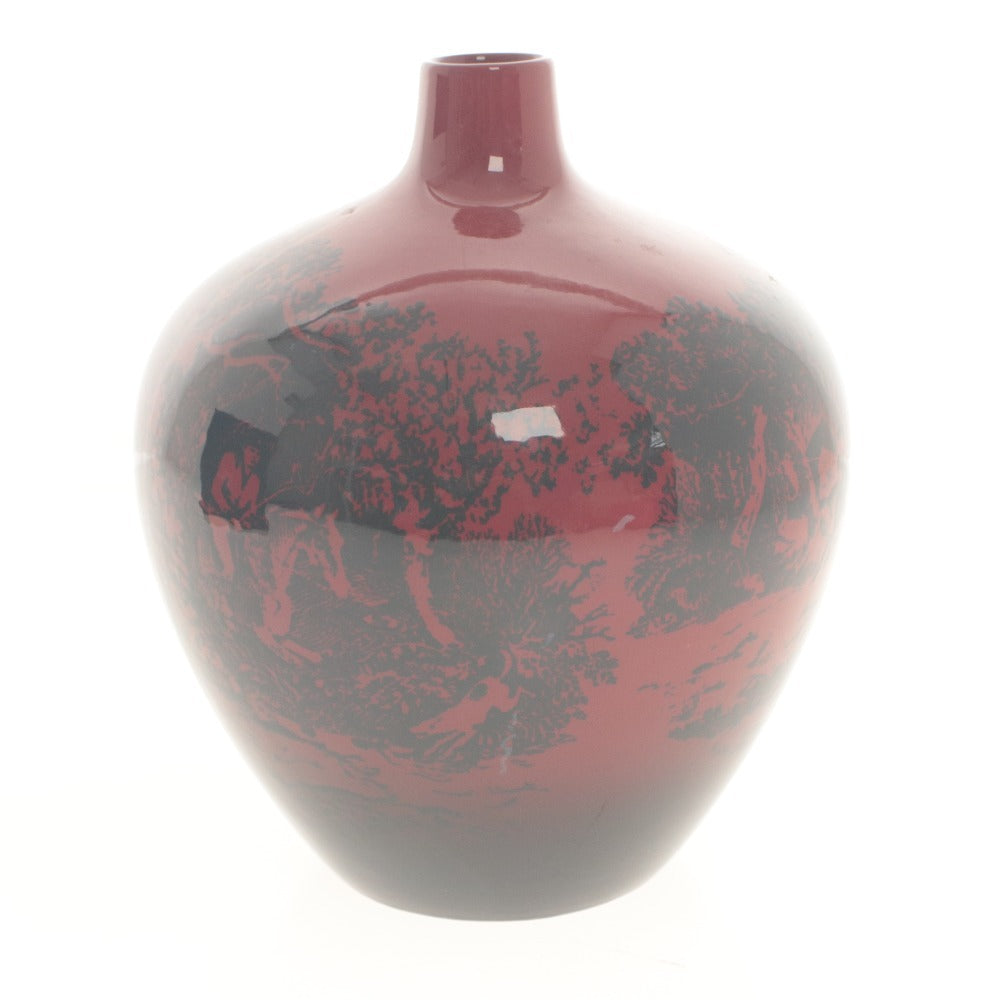 ■ Royal Doulton ロイヤルドルトン Flambé フランベ 花瓶 アンティーク ヴィンテージ 美術工芸品 花入 花生 花器 箱付き