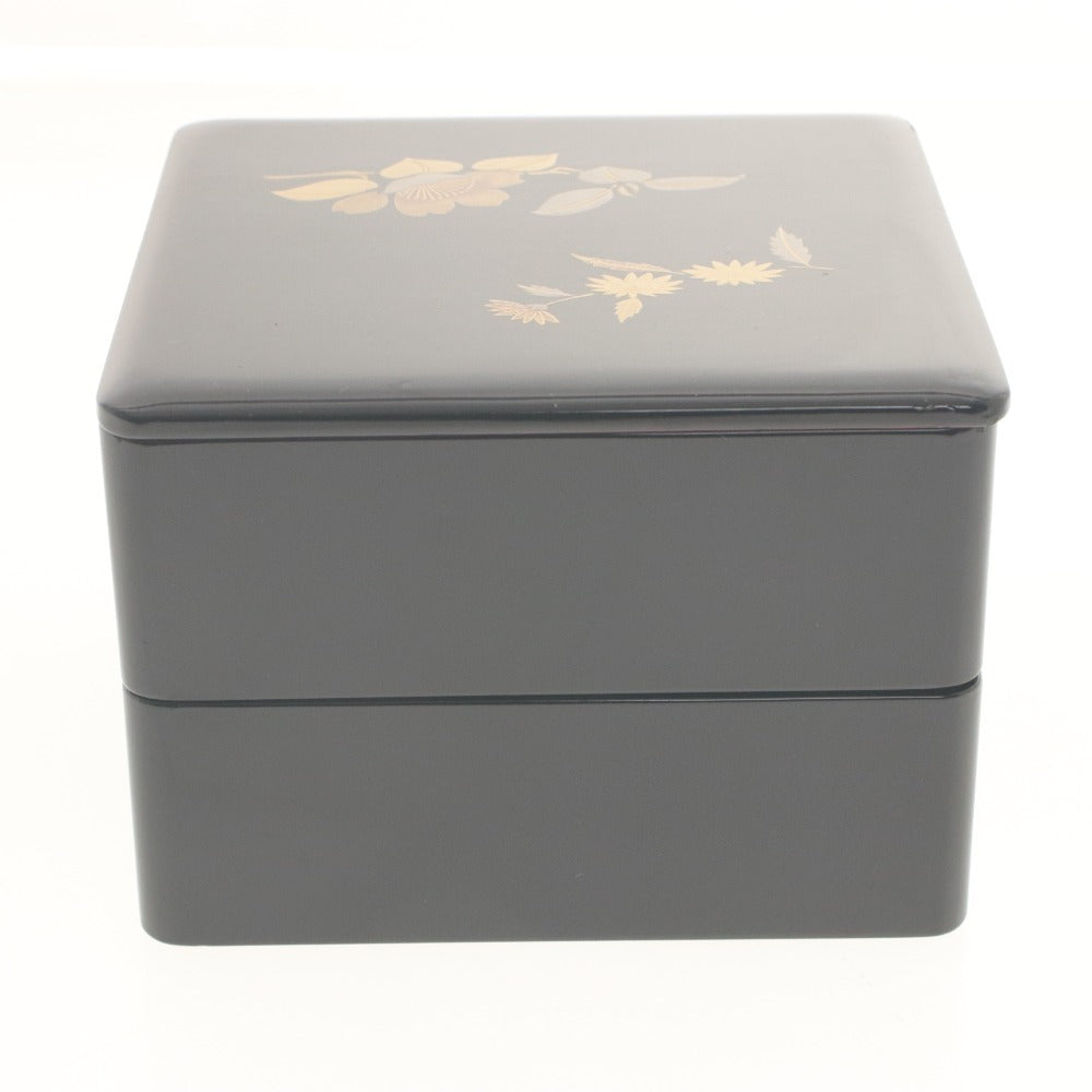 ■ 重箱 二段重 食器 和食器 梅 蒔絵 お正月 おせち 行楽弁当