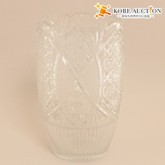 ■ Vase, flower base, crystal glass, design, impressive presence, flower vase, fresh flowers, interior, object, ornament, craft