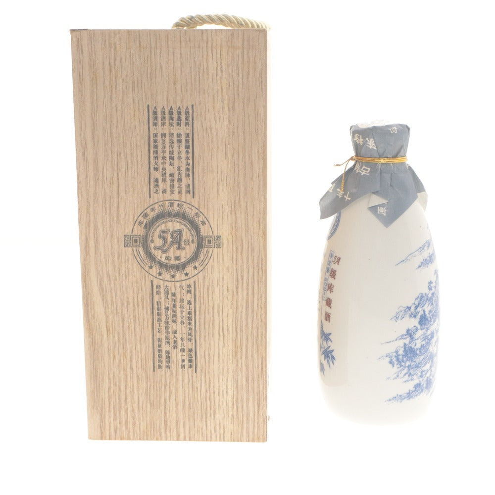 ■ 酒 古越龍山 紹興酒 10年 5A級 中国 国賓接待酒 14.0% vol ~16.0% vol 500ml 未開栓 未使用 木箱付き