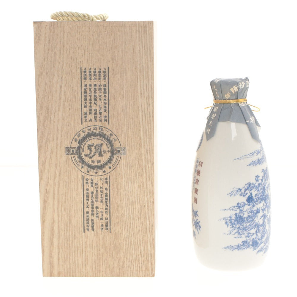 ■ 酒 古越龍山 紹興酒 10年 5A級 中国 国賓接待酒 14.0% vol ~16.0% vol 500ml 未開栓 未使用 木箱付き