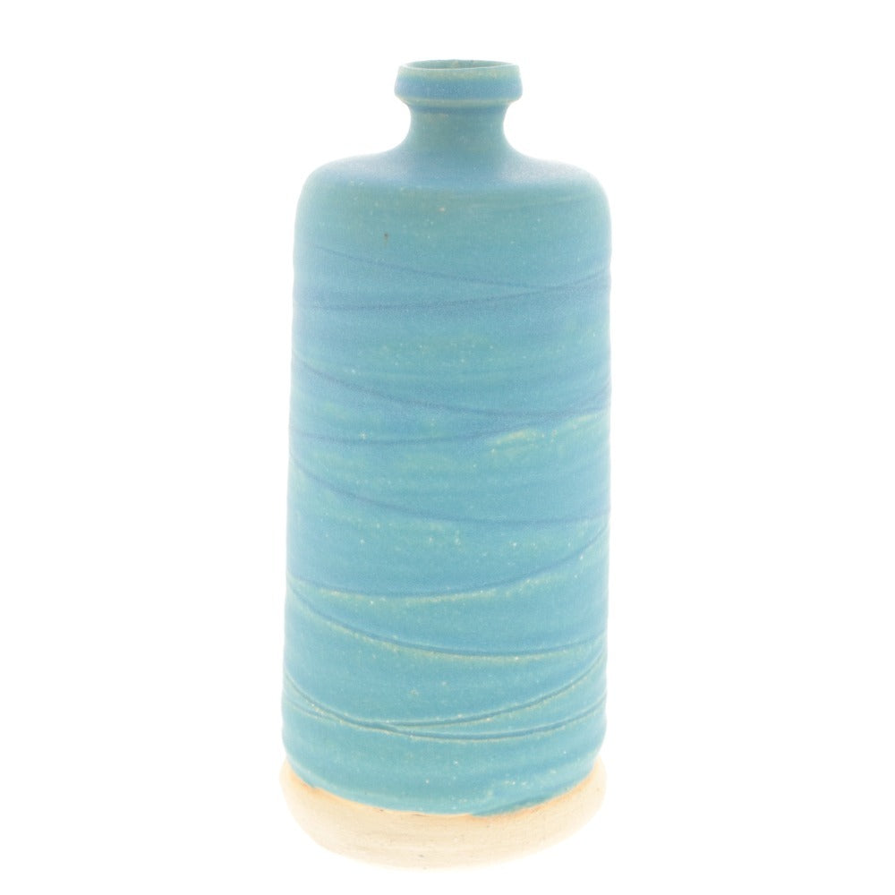 ■ KANDAGAWA TOSHIO Vase Flower Vase Craft Object Ornament Interior Antique Turkish Blue