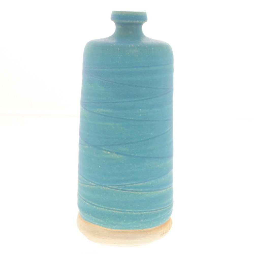 ■ KANDAGAWA TOSHIO Vase Flower Vase Craft Object Ornament Interior Antique Turkish Blue