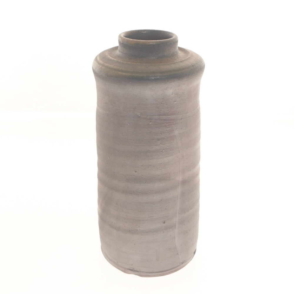 ■ 本山和泉 備前焼 花瓶 花器 花生 壺 フラワーベース 工芸品 オブジェ 置物 インテリア アンティーク 木箱付き