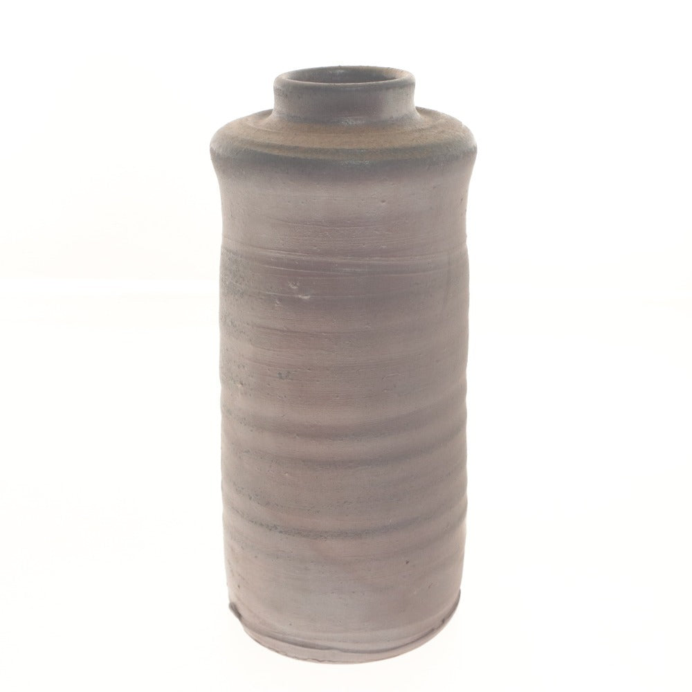 ■ 本山和泉 備前焼 花瓶 花器 花生 壺 フラワーベース 工芸品 オブジェ 置物 インテリア アンティーク 木箱付き