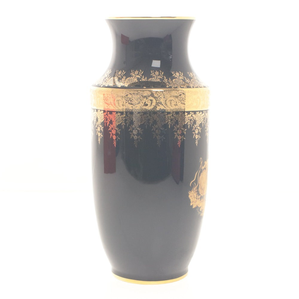 ■ Imperial Limoges インペリアルリモージュ 花瓶 花器 花生 壺 フラワーベース 工芸品 オブジェ 置物 インテリア アンティーク 箱付き