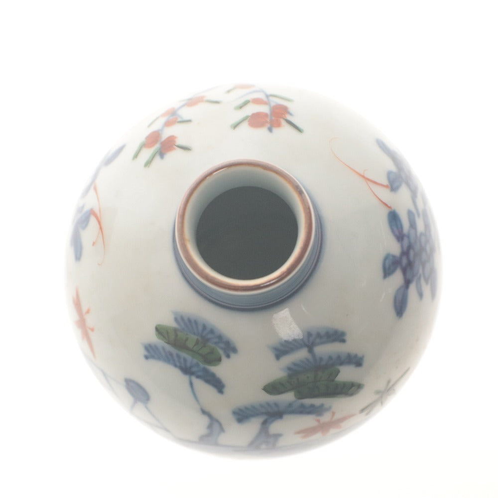 ■ 花瓶 花器 花生 壺 フラワーベース 工芸品 オブジェ 置物 インテリア アンティーク 木箱付き