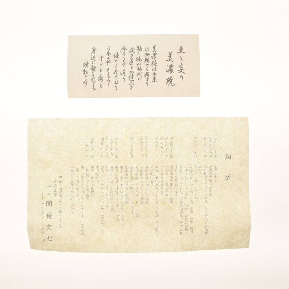 ■ 開発文七 小鉢 小皿 焼き物 陶磁器 皿 和食器 木箱付き