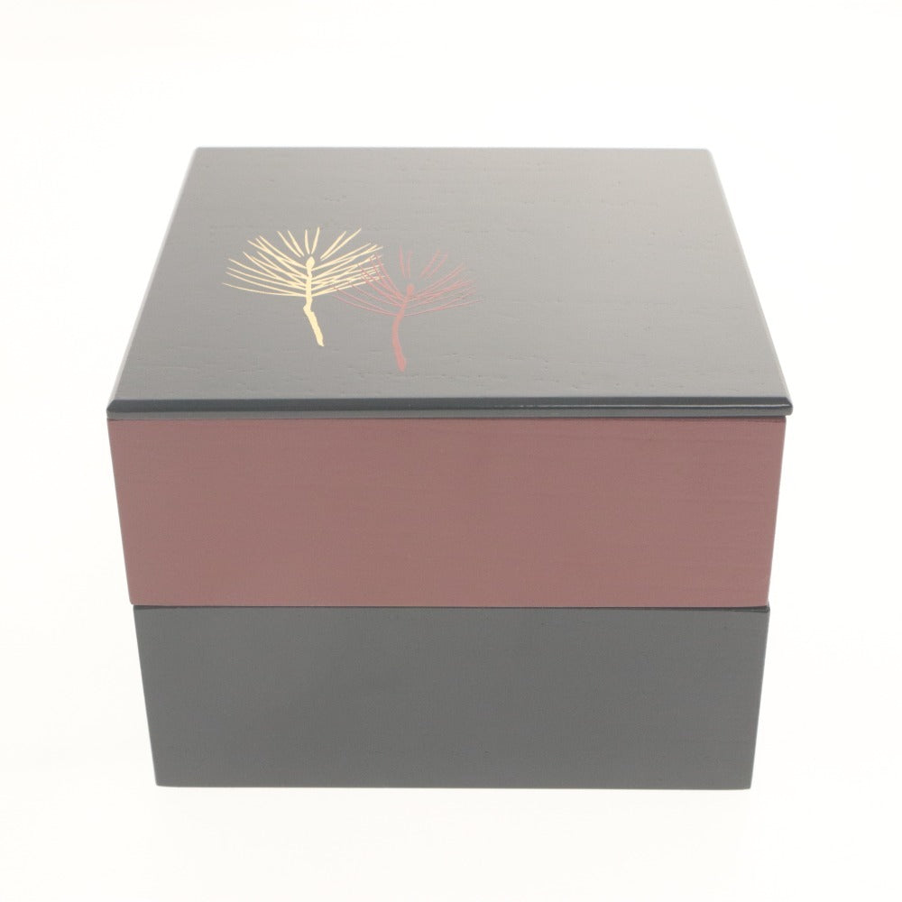 ■ 像彦 重箱 2段 京漆器 九代 西村彦兵衛 天然木 茶道具 菓子器
