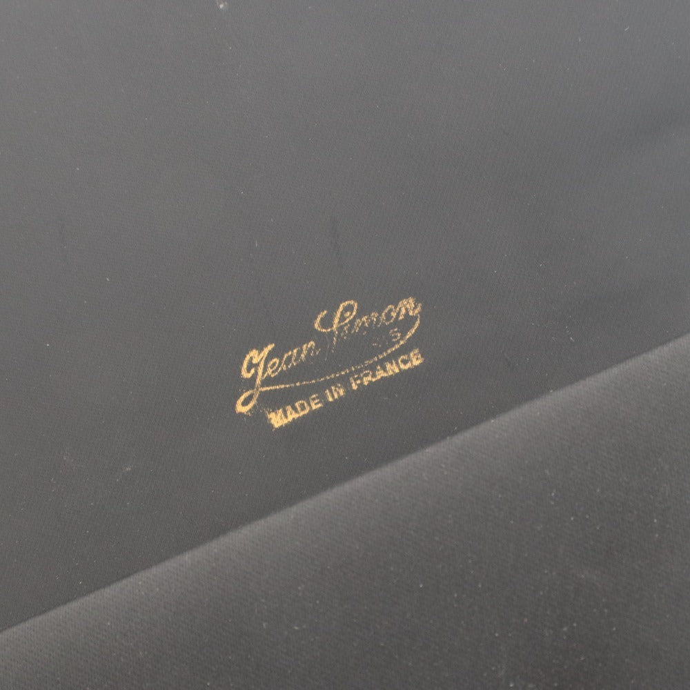 ■ Jean Simon PARIS ハンドバッグ ショルダーバッグ 鞄 フランス製 ポケット ゴールド金具 レディース ブラック