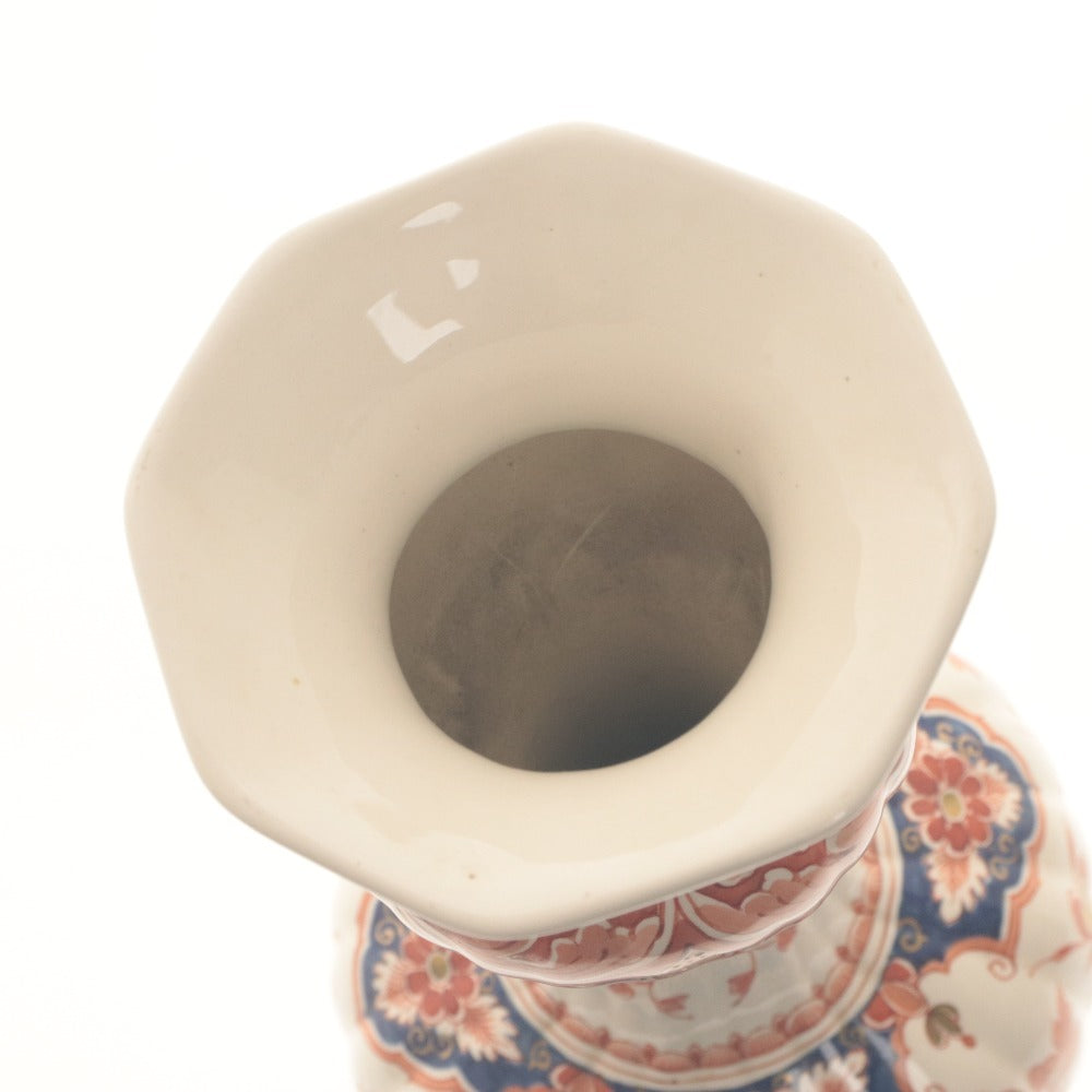 ■ Royal Delft ロイヤルデルフト 花瓶 1970年 H.Elshout 花器 花生 壺 フラワーベース 工芸品 オブジェ 置物 インテリア アンティーク