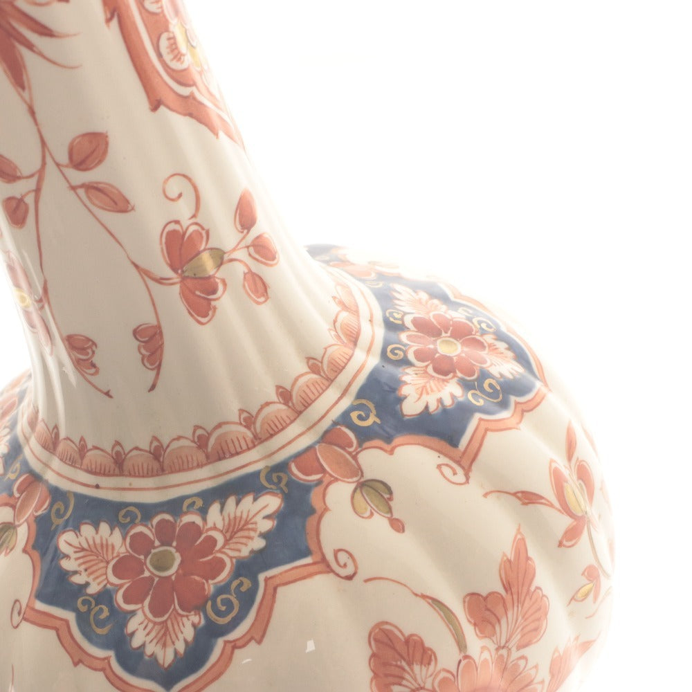 ■ Royal Delft ロイヤルデルフト 花瓶 1970年 H.Elshout 花器 花生 壺 フラワーベース 工芸品 オブジェ 置物 インテリア アンティーク
