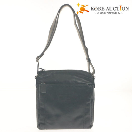 ■ BALLY Shoulder Bag Zipper Pockets Men's Dark Navy