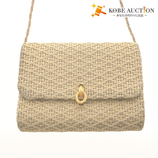 ■ Leu Locati Shoulder Bag Handbag Bag Pocket Gold Hardware Chain Women's Gold