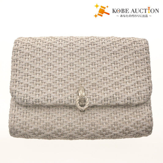 ■ Leu Locati Shoulder Bag Handbag Bag Pocket Silver Hardware Chain Women's Silver
