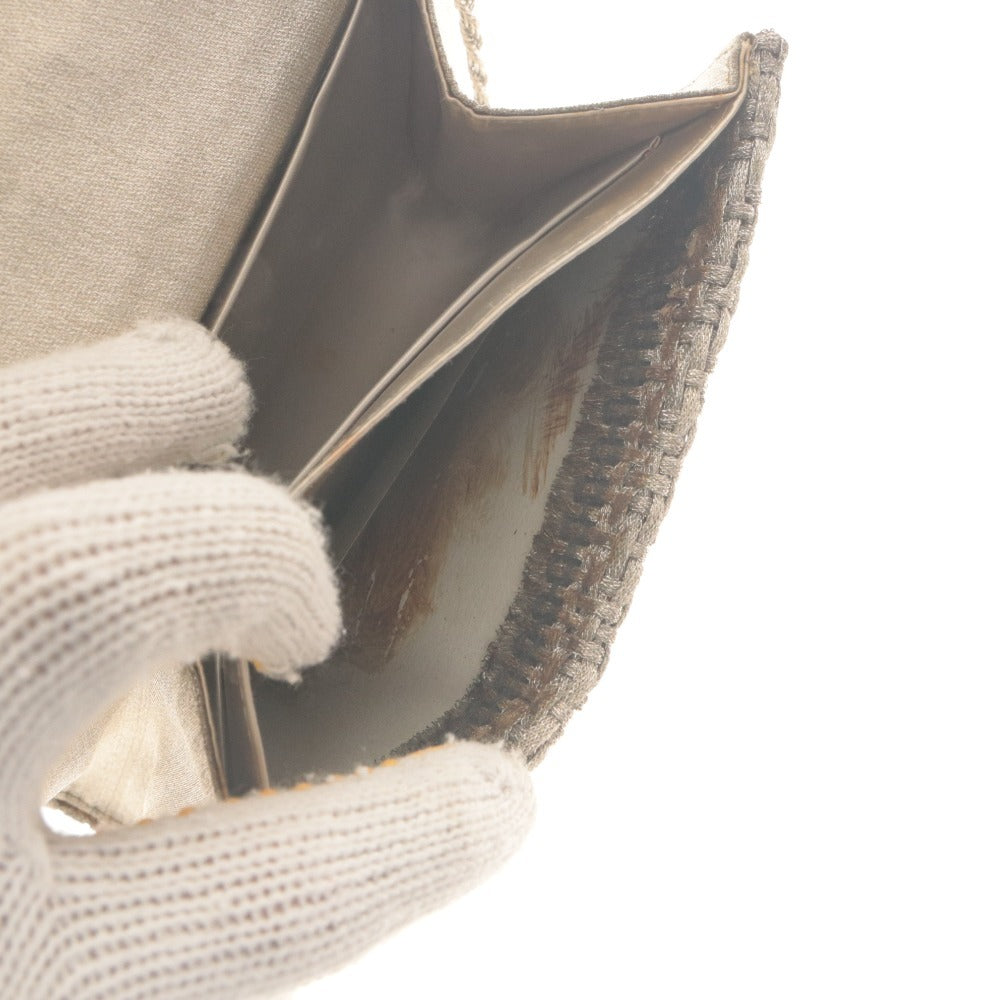 ■ Leu Locati レウロカティ ショルダーバッグ ハンドバッグ 鞄 ポケット シルバー 金具 チェーン レディース シルバー