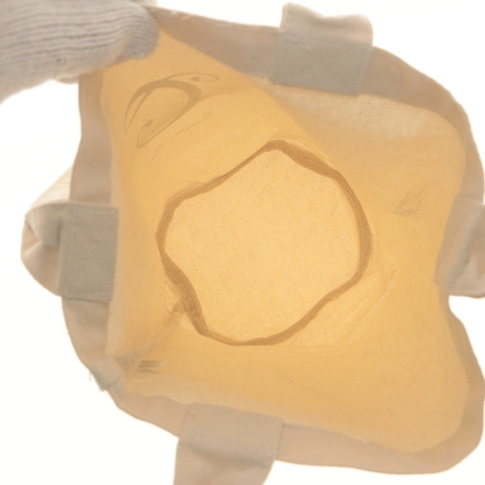 ■ Complex Biz コンプレックスビズ ハンドバッグ 鞄 ロゴ 丸型 シンプル レディース メンズ アイボリー系