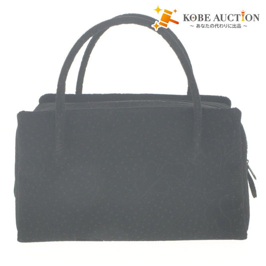 ■ Handbag, bag, zipper, elegant design, Japanese-style, pockets, women's, black