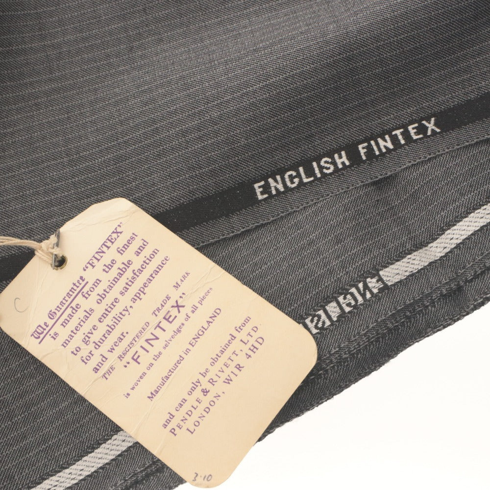 ■ Fintex of London フィンテックスオブロンドン スーツ生地 オーダーメイド ヴィンテージ タグ付き 未使用