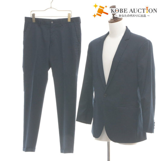 ■ ZARA MAN ザラマン スーツ セットアップ ジャケット パンツ アウター ボトムス ボタン メンズ 52 31 ネイビー系