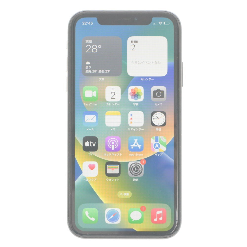 ■ Apple アップル iPhone XR 128GB A2106 SIMフリー ブラック 通電確認 初期化済み