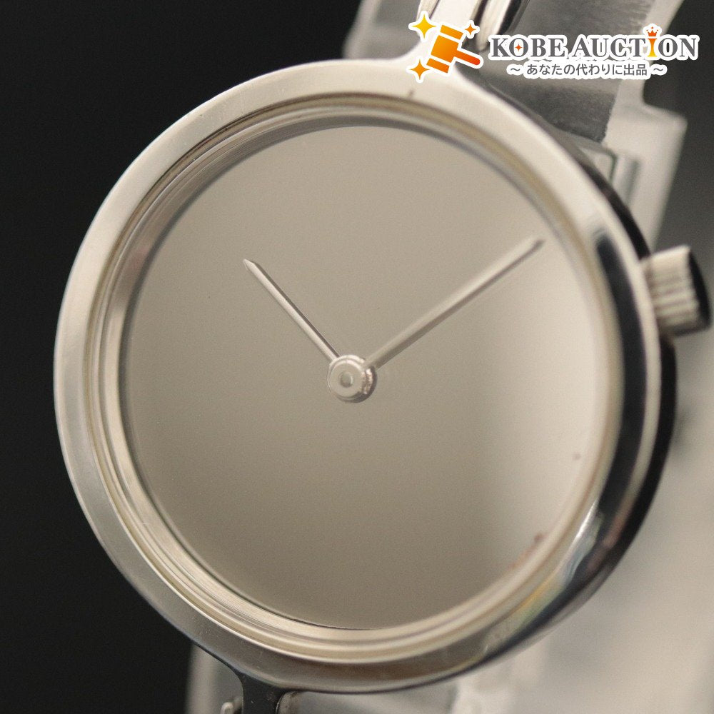 ■ GEORG JENSEN Vivianna Torun 337 Quartz Bangle Watch for Women, Silver