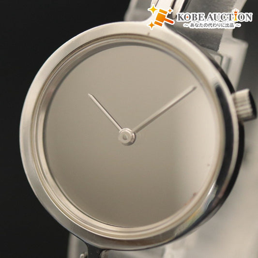■ GEORG JENSEN Vivianna Torun 337 Quartz Bangle Watch for Women, Silver