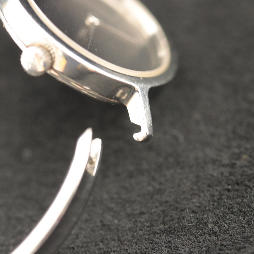 ■ GEORG JENSEN Vivianna Torun 337 Quartz Bangle Watch for Women, Silver