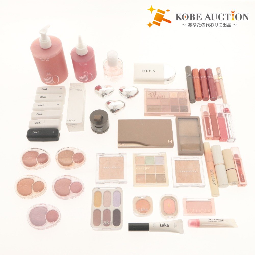 ■ Rom&nd Laka fwee and other Korean Cosmetics Set, Bundle Sale: Eyeshadow Palettes, Lip Tints, Blushes, and Other Cosmetics