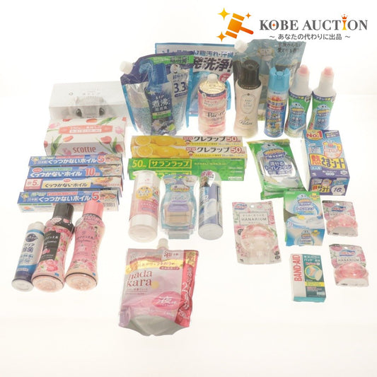 ■ Daily Necessities Bulk Set Lot Toilet Cleaner Aroma Jewel Attack Body Soap, etc. Consumables Approx. 10kg Unused