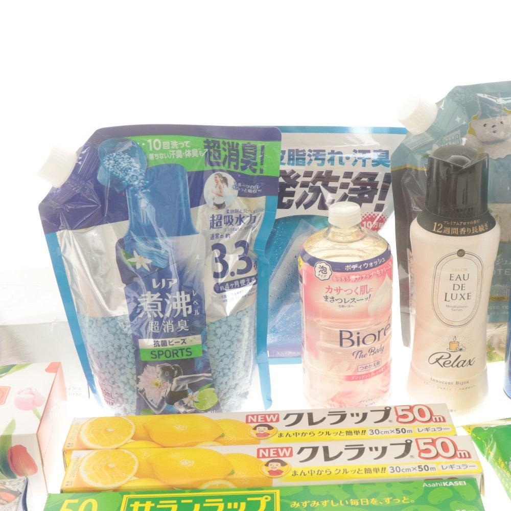 ■ 日用品 大量セット まとめ売り トイレクリーナー アロマジュエル アタック ボディーソープ 等 消耗品 約10kg 未使用