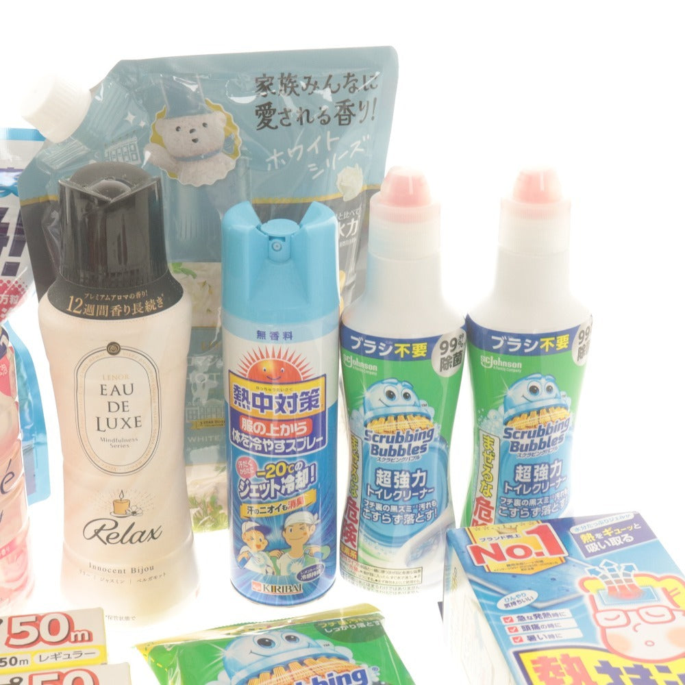 ■ 日用品 大量セット まとめ売り トイレクリーナー アロマジュエル アタック ボディーソープ 等 消耗品 約10kg 未使用