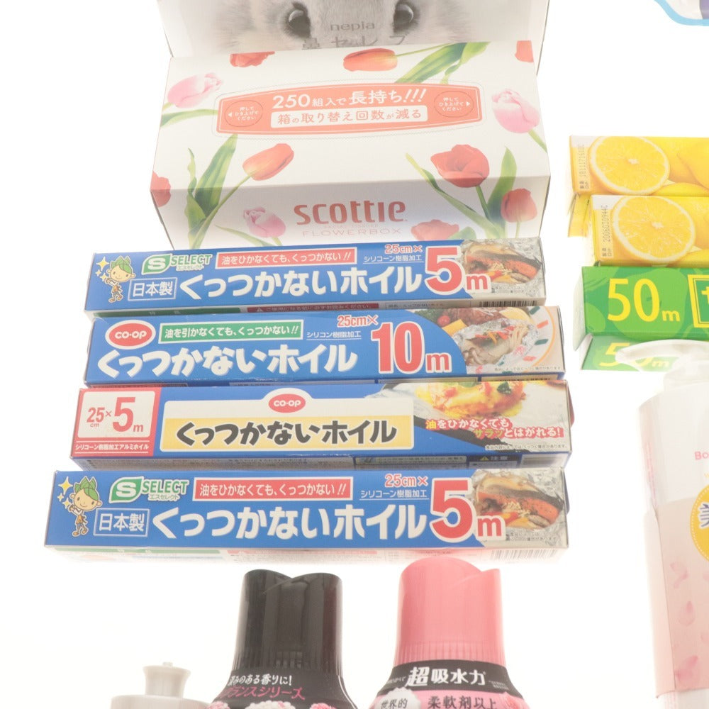 ■ 日用品 大量セット まとめ売り トイレクリーナー アロマジュエル アタック ボディーソープ 等 消耗品 約10kg 未使用