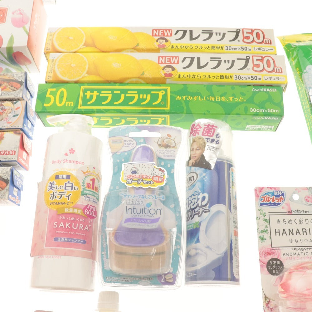 ■ 日用品 大量セット まとめ売り トイレクリーナー アロマジュエル アタック ボディーソープ 等 消耗品 約10kg 未使用