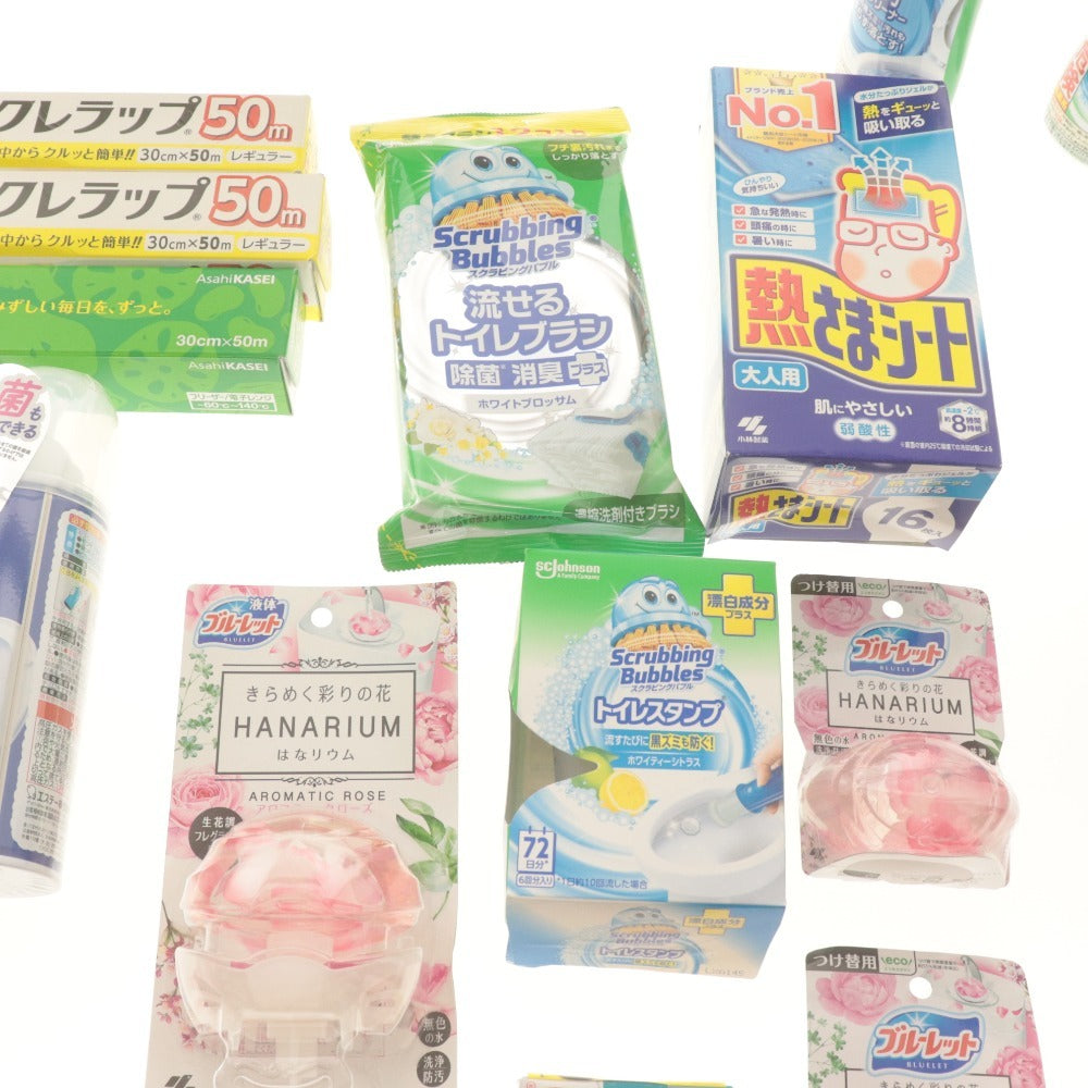 ■ 日用品 大量セット まとめ売り トイレクリーナー アロマジュエル アタック ボディーソープ 等 消耗品 約10kg 未使用