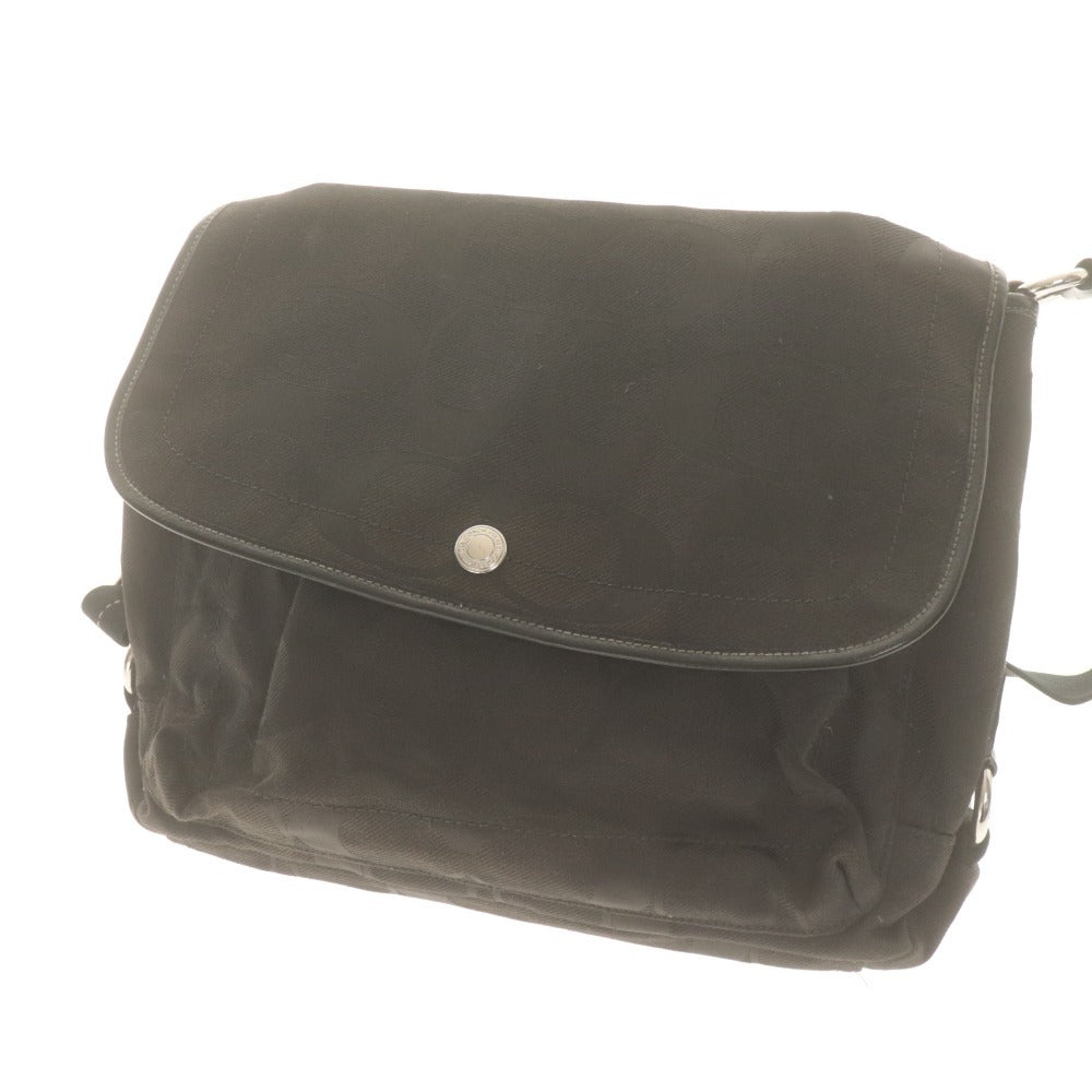 ■ COACH コーチ ショルダーバッグ ハンド 2点セット まとめ売り F19694 F16553 シグネチャー キャンバス レディース ネイビー系 ブラック