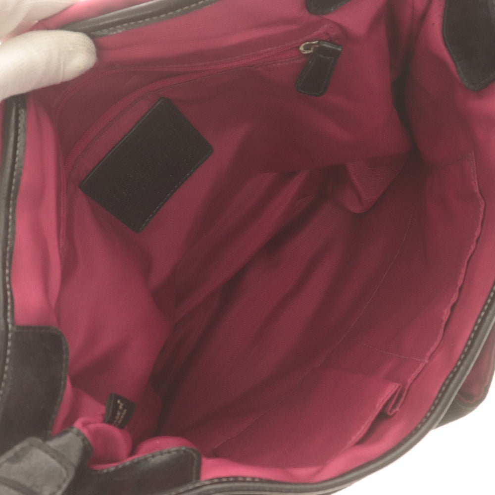 ■ COACH コーチ ショルダーバッグ ハンド 2点セット まとめ売り F19694 F16553 シグネチャー キャンバス レディース ネイビー系 ブラック
