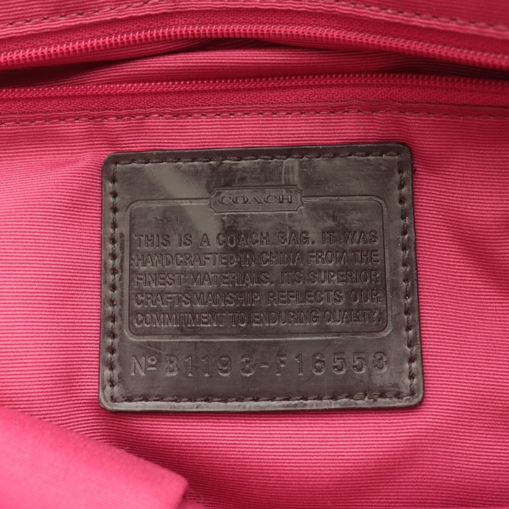 ■ COACH コーチ ショルダーバッグ ハンド 2点セット まとめ売り F19694 F16553 シグネチャー キャンバス レディース ネイビー系 ブラック