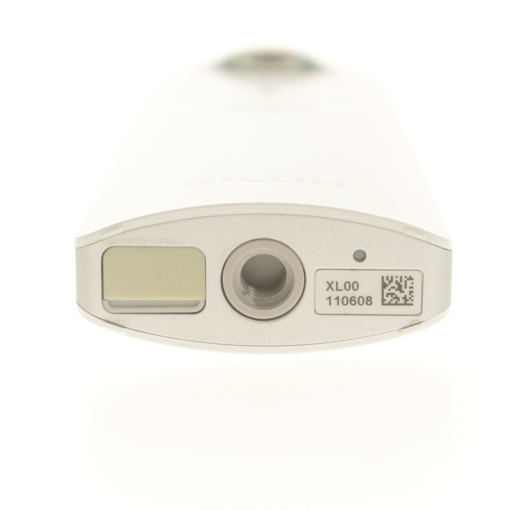 ■ リコー 360度カメラ RICOH THETA ホワイト 全天球イメージ 撮影デバイス コンパクトデジタル 付属品付き 動作確認済み