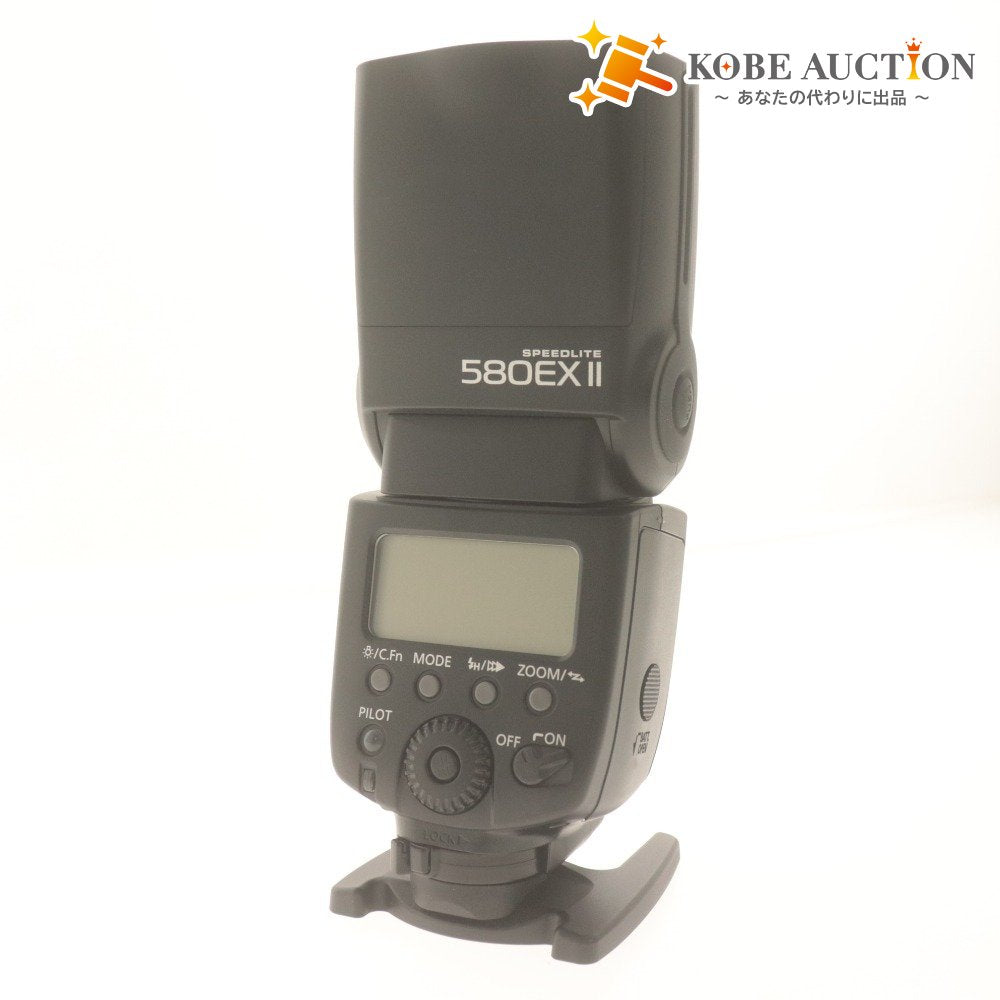 ■ キャノン ストロボ Canon SPEEDLITE 580EX II スピードライト カメラアクセサリー 互換台座,ケース,付属品付き 動作確認済み