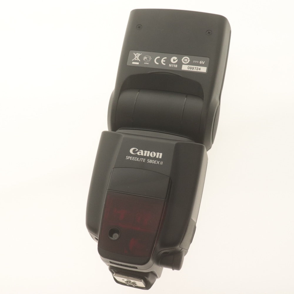 ■ キャノン ストロボ Canon SPEEDLITE 580EX II スピードライト カメラアクセサリー 互換台座,ケース,付属品付き 動作確認済み