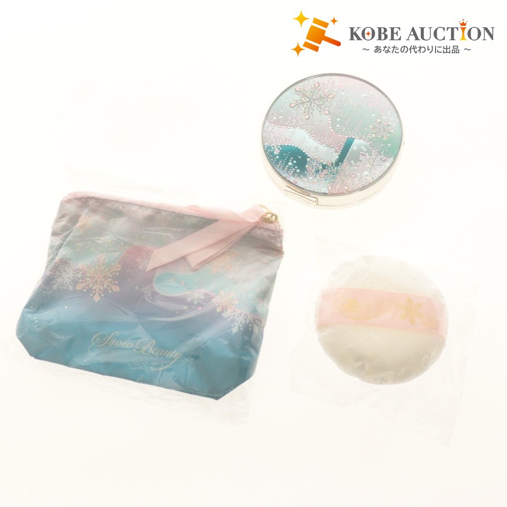 ■ Shiseido Face Powder Cosmetics Snow Beauty Brightening Skincare Powder 25g with Accessories