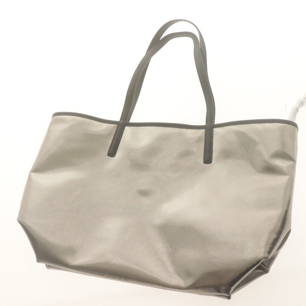 ■ CHARLES ＆ KEITH チャールズ＆キース トートバッグ ショルダーバッグ 鞄 リバーシブル レディース XL グレー系 付属品付き 未使用