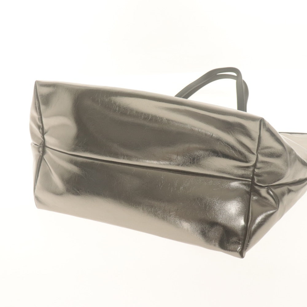 ■ CHARLES ＆ KEITH チャールズ＆キース トートバッグ ショルダーバッグ 鞄 リバーシブル レディース XL グレー系 付属品付き 未使用