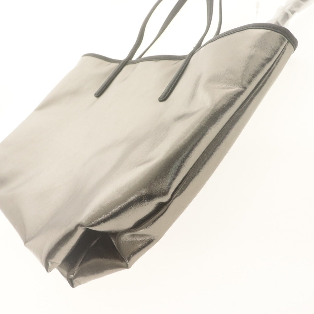 ■ CHARLES ＆ KEITH チャールズ＆キース トートバッグ ショルダーバッグ 鞄 リバーシブル レディース XL グレー系 付属品付き 未使用
