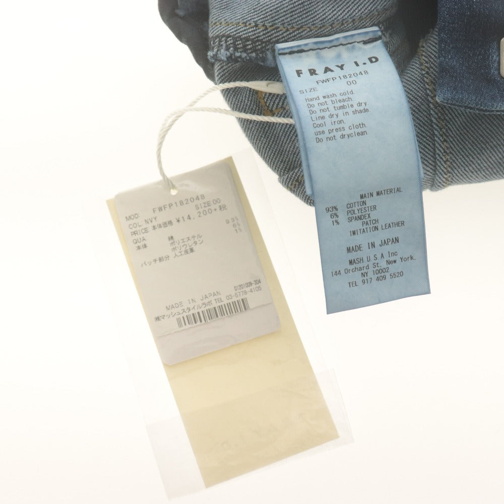 ■ FRAY I.D Skinny Jeans Pants Bottoms Denim Women's 00 Indigo With Tags Unused