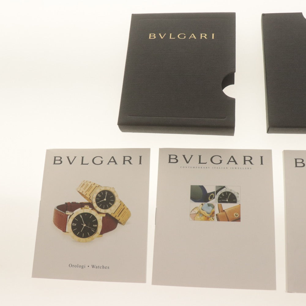 ■ BVLGARI Bvlgari Accessories Set for Watches Case Booklet Certificate, etc. With Box