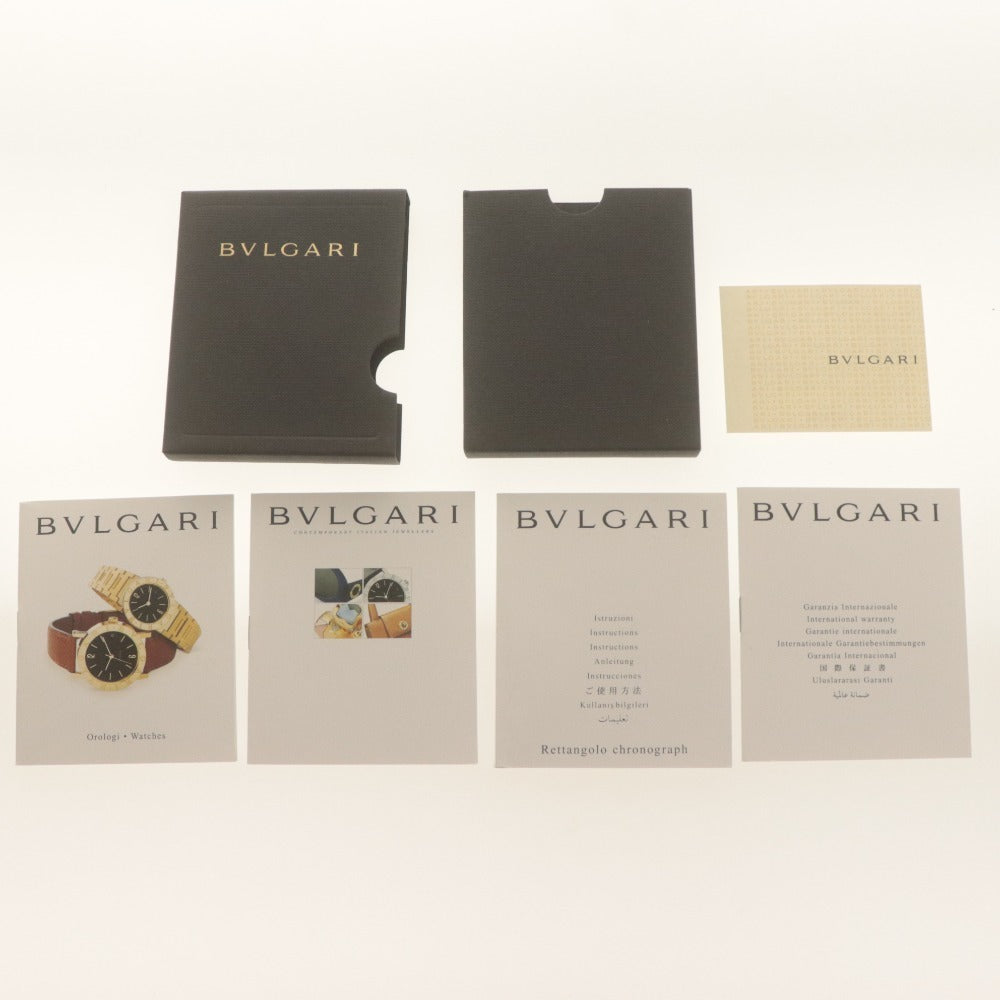 ■ BVLGARI Bvlgari Accessories Set for Watches Case Booklet Certificate, etc. With Box